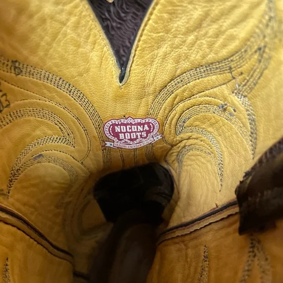 ❤️Vintage Great USED Condition 10B Ostrich leg Nocona Boots - Picture 5 of 12